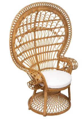fauteuil Emmanuelle en rotin 