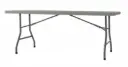 Table de réception rectangle en polypropylène plateau plat 180cm
