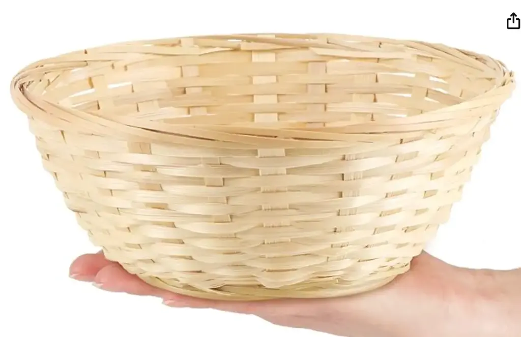 panier à pain en osier D23cm