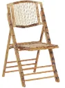 Chaise pliante bambou