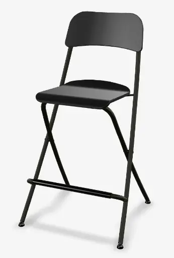 Tabouret  avec assise bois 