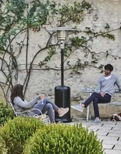 parasol chauffant à gaz